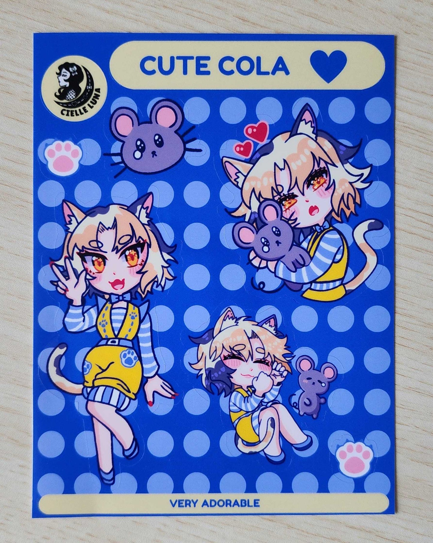 Cola Sticker Sheet