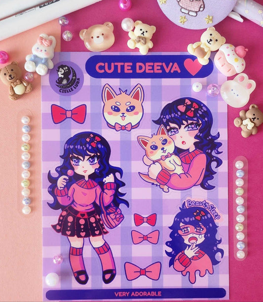 Deeva Sticker Sheet